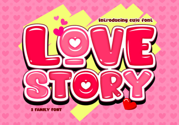 Download &nbsp;Love Story Font - Premium Bundle